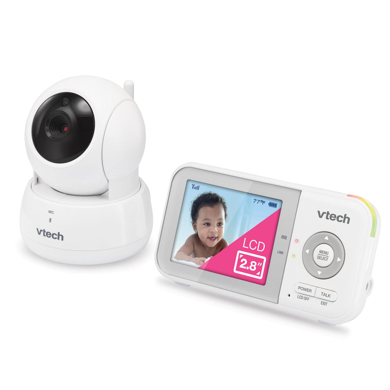 VTech VM923 2.8'' Digital Video Baby Monitor With 2.8'' Screen Pan & Tilt (Renewed)