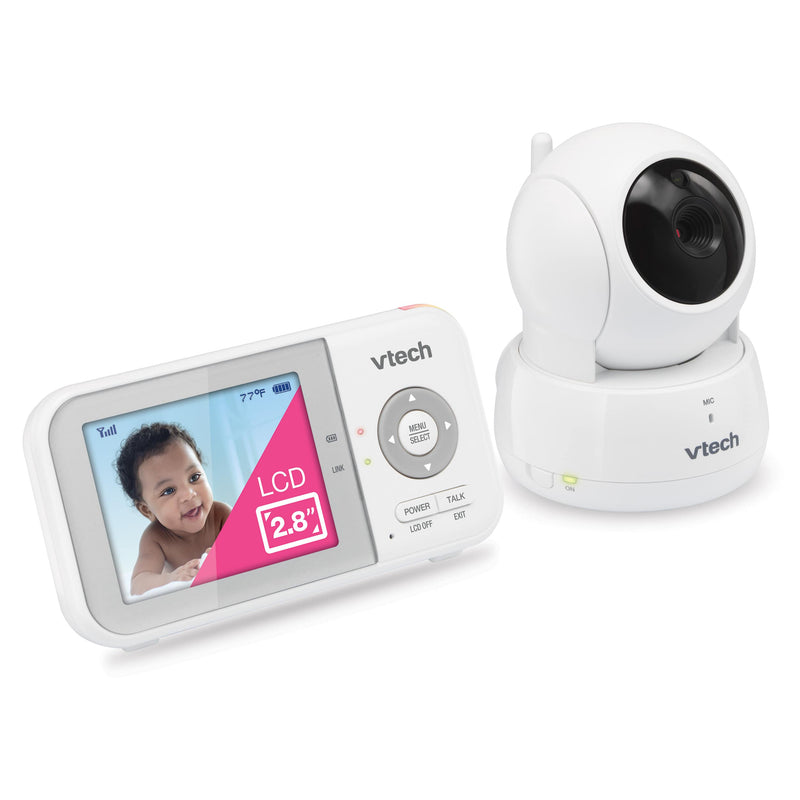 VTech VM923 2.8'' Digital Video Baby Monitor With 2.8'' Screen Pan & Tilt (Renewed)