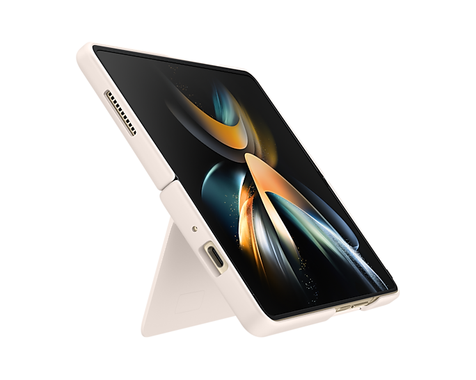 Samsung Slim Standing Mobile Phone Cover For Galaxy Z Fold4 Sand EF-MF936CUEGWW (New / Open Box)