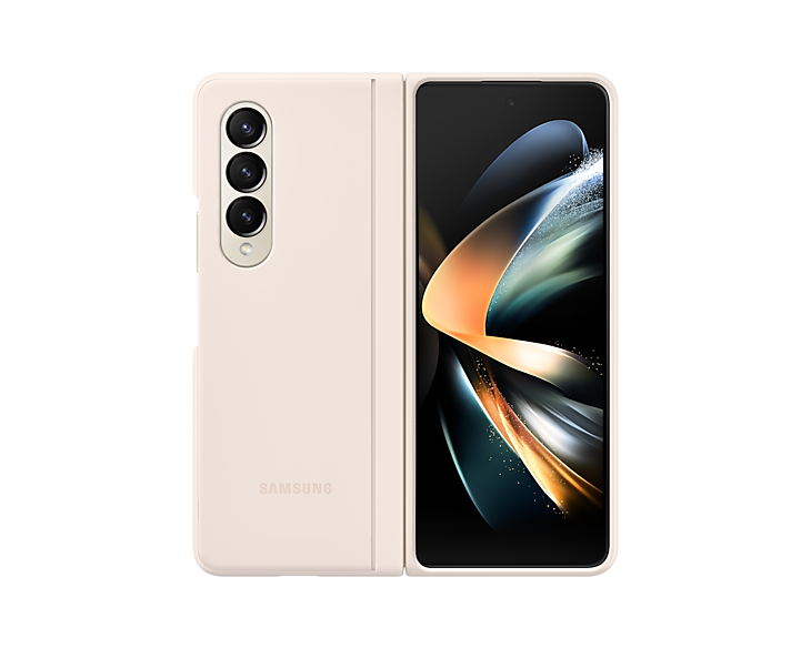 Samsung Slim Standing Mobile Phone Cover For Galaxy Z Fold4 Sand EF-MF936CUEGWW (New / Open Box)