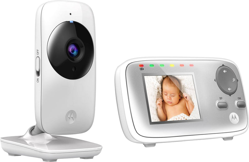 Motorola MBP482 2.4 Inch Video Baby Monitor Built In Heat Sensor (Renewed)