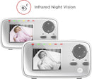 Motorola MBP482 2.4 Inch Video Baby Monitor Built In Heat Sensor (Renewed)