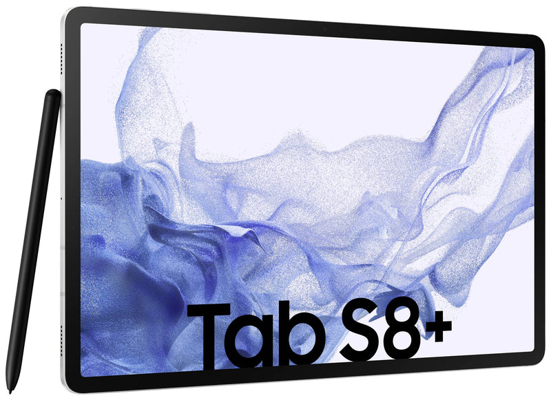 Samsung Galaxy Tab S8+ 12.4'' 128GB 8GB Wi-Fi Tablet Silver SM-X800NZSAEUB (New / Open Box)