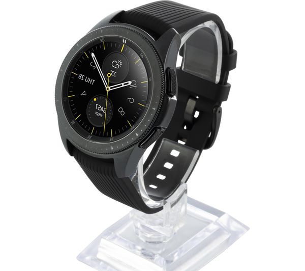 Samsung SM-R815FZKABTU Galaxy Smart Watch LTE 4G GPS Midnight Black 42mm (Renewed)