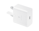 Samsung 15W Adaptive Fast Charger White (With C To C Cable) EP-T1510XWEGGB (New / Open Box)