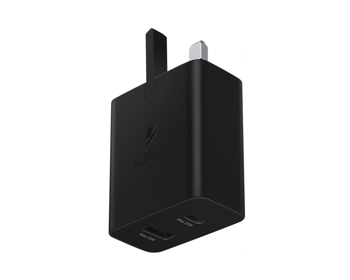 Samsung 35W Duo Adapter (Super Fast Charging w/o USB Cable) EP-TA220NBEGGB (New / Open Box)