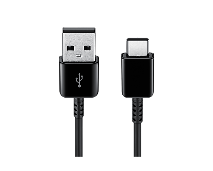 Samsung USB-A To USB-C Data Charging Cable Black EP-DG930IBEGWW (New / Open Box)