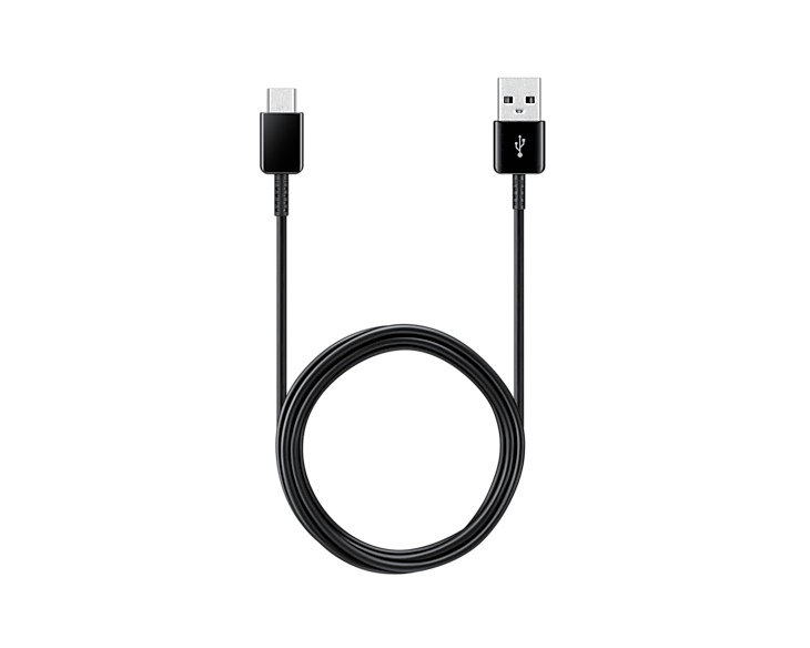 Samsung USB-A To USB-C Data Charging Cable Black EP-DG930IBEGWW (New / Open Box)