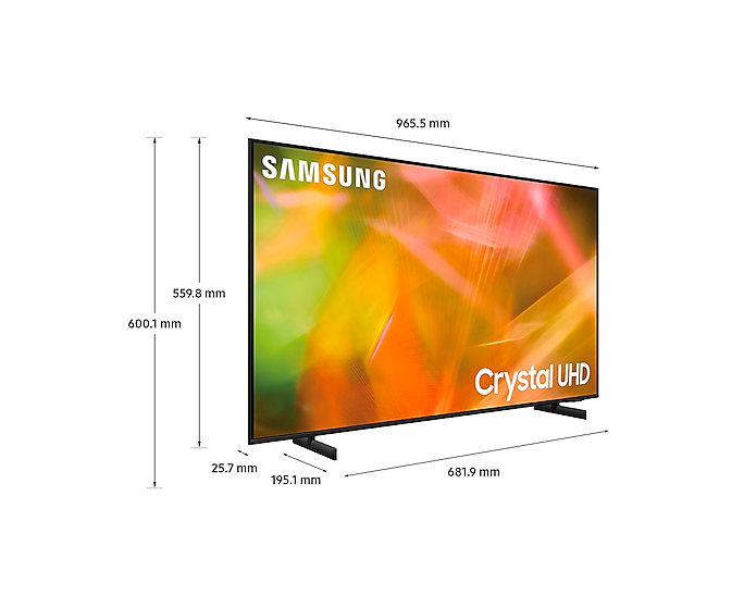 Samsung UE43AU8000KXXU 43'' AU8000 Crystal UHD 4K HDR Smart TV (New)