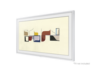 Samsung VG-SCFM43WM/XC Customisable White Bezel For The Frame 43'' TV (New)