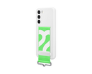 Samsung EF-GS901TWEGWW Galaxy S22 Silicone Phone Cover With Strap White (Renewed)