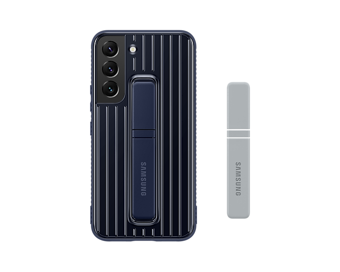 Samsung Galaxy S22 Protective Standing Mobile Phone Cover Navy EF-RS901CNEGWW (New / Open Box)