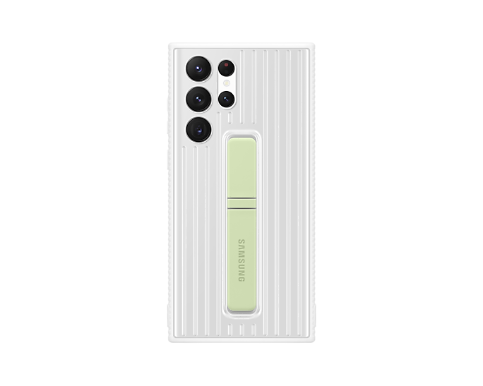 Samsung EF-RS908CWEGWW Galaxy S22 Ultra Protective Standing Phone Cover White (New / Open Box)