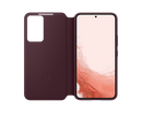 Samsung Galaxy S22 Smart Clear View Cover Burgundy EF-ZS901CEEGEW (New / Open Box)