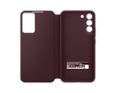 Samsung Galaxy S22+ Smart Clear View Mobile Phone Cover Burgundy EF-ZS906CEEGEW (New / Open Box)
