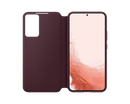 Samsung Galaxy S22+ Smart Clear View Mobile Phone Cover Burgundy EF-ZS906CEEGEW (New / Open Box)