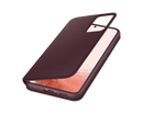 Samsung Galaxy S22+ Smart Clear View Mobile Phone Cover Burgundy EF-ZS906CEEGEW (New / Open Box)