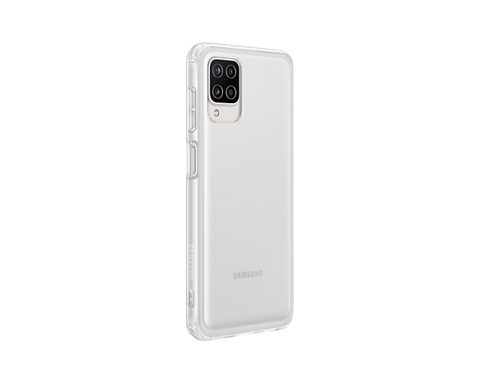 Samsung Galaxy A12 Soft Clear Mobile Phone Cover Transparent EF-QA125TTEGEU (New / Open Box)