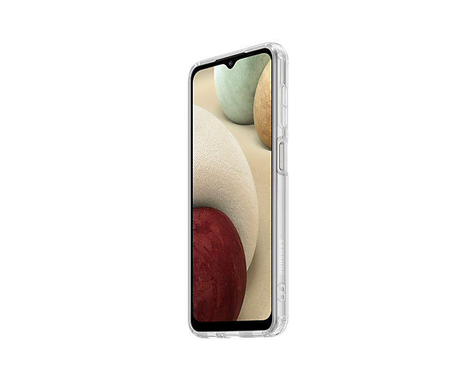 Samsung Galaxy A12 Soft Clear Mobile Phone Cover Transparent EF-QA125TTEGEU (New / Open Box)