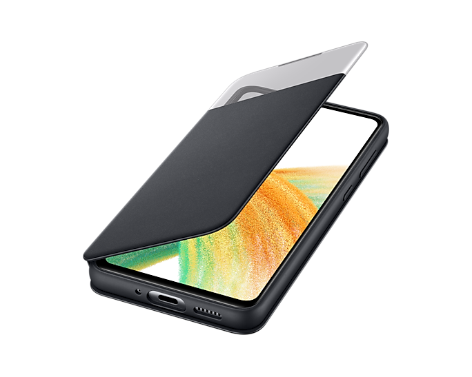 Samsung Galaxy A33 5G Smart S View Wallet Phone Cover Black EF-EA336PBEGEW (New / Open Box)