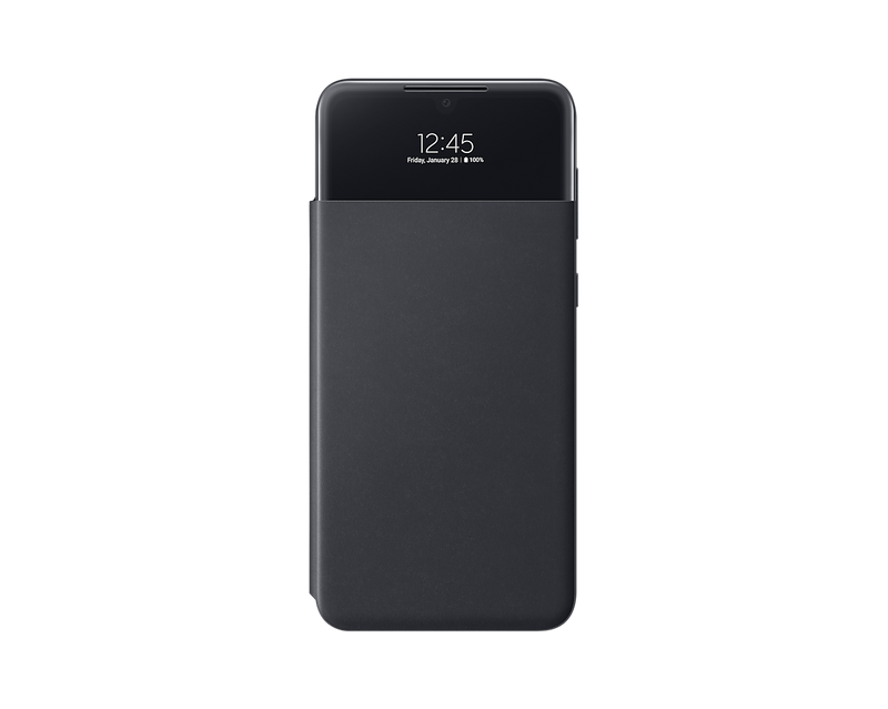 Samsung Galaxy A33 5G Smart S View Wallet Phone Cover Black EF-EA336PBEGEW (New / Open Box)
