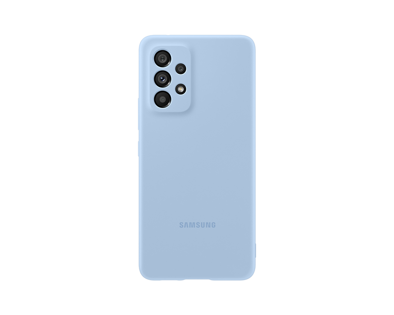 Samsung Galaxy A53 5G Silicone Mobile Phone Cover Arctic Blue EF-PA536TLEGWW (New / Open Box)