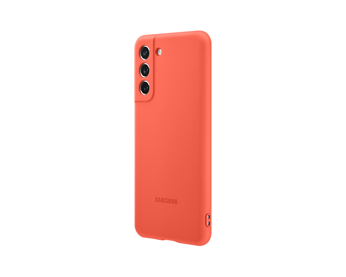 Samsung Galaxy S21 FE 5G Silicone Mobile Phone Cover Coral EF-PG990TPEGWW (New / Open Box)