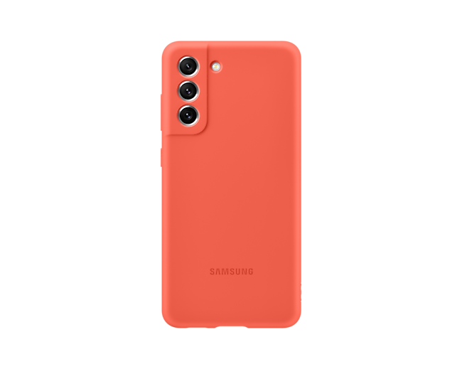 Samsung Galaxy S21 FE 5G Silicone Mobile Phone Cover Coral EF-PG990TPEGWW (New / Open Box)