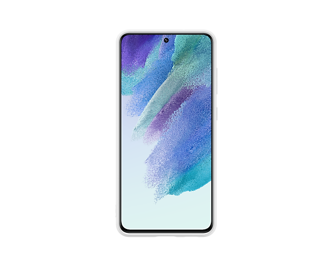 Samsung Galaxy S21 FE 5G Silicone Mobile Phone Cover White EF-PG990TWEGWW (New / Open Box)