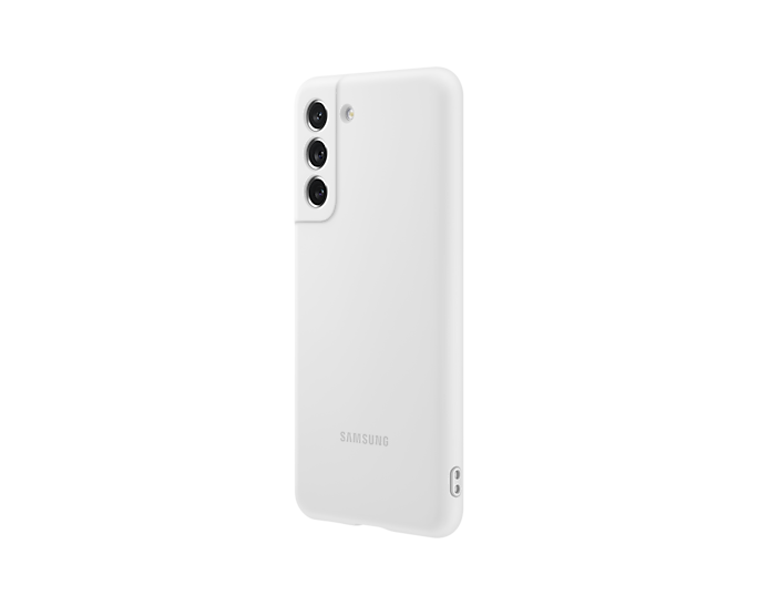 Samsung Galaxy S21 FE 5G Silicone Mobile Phone Cover White EF-PG990TWEGWW (New / Open Box)
