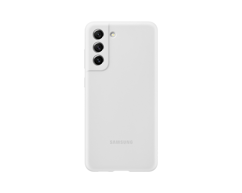 Samsung Galaxy S21 FE 5G Silicone Mobile Phone Cover White EF-PG990TWEGWW (New / Open Box)