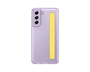 Samsung Galaxy S21 FE Clear Phone Cover With Strap Lavender EF-XG990CVEGWW (New / Open Box)