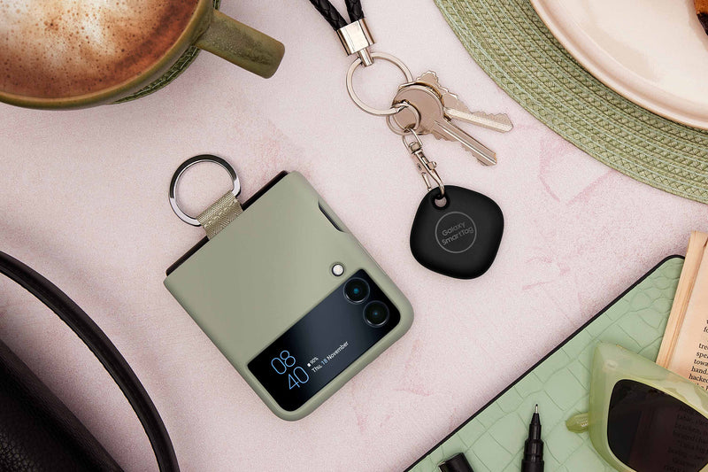 Samsung EI-T5300BBEGEU Galaxy SmartTag Bluetooth Item Finder Key Finder Black (Renewed)