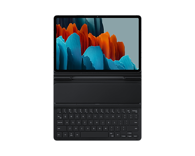 Samsung Galaxy Tab S7 Slim Book Cover Keyboard Black EF-DT630BBEGGB (New / Open Box)