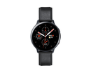 Samsung Galaxy Watch Active 2 LTE Bluetooth Wi-Fi GPS Black Stainless Steel 44 mm Leather Strap (Renewed)