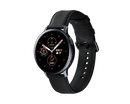 Samsung Galaxy Watch Active 2 LTE Bluetooth Wi-Fi GPS Black Stainless Steel 44 mm Leather Strap (Renewed)