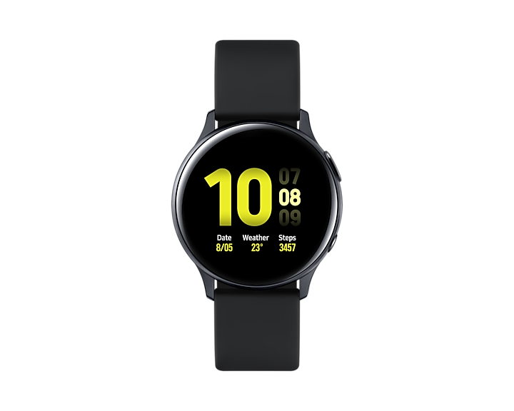 Samsung Galaxy Watch Active 2 LTE Bluetooth Wi-Fi GPS Aluminium 40 mm Aqua Black (Renewed)