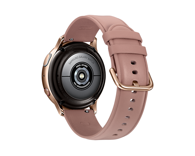 Samsung Galaxy Watch Active2 LTE Bluetooth Wi-Fi GPS Gold Stainless Steel 40 mm (Renewed)