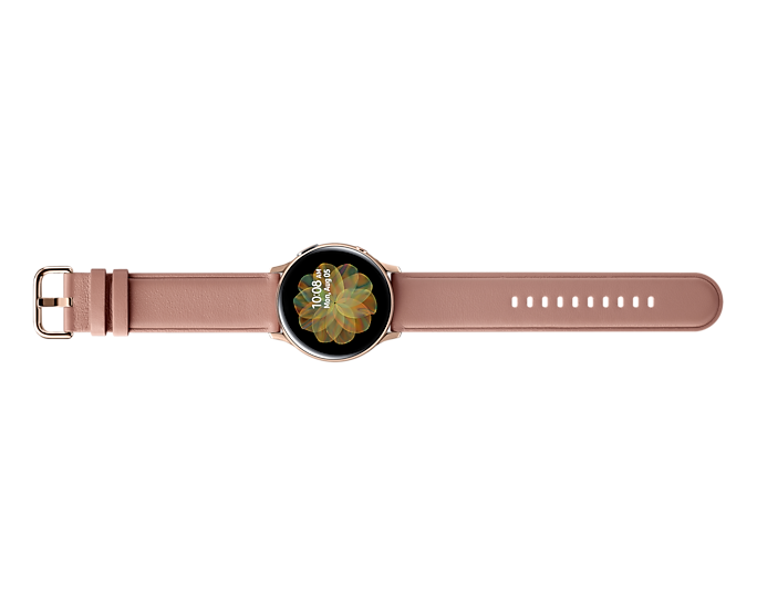 Samsung Galaxy Watch Active2 LTE Bluetooth Wi-Fi GPS Gold Stainless Steel 40 mm (Renewed)