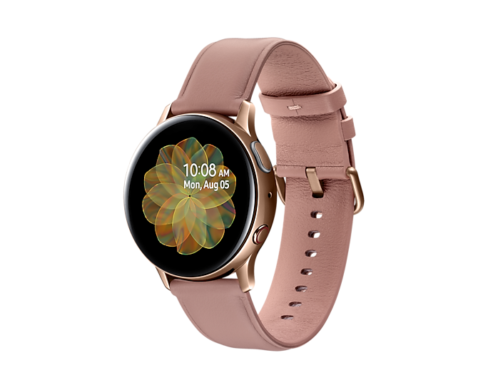 Samsung Galaxy Watch Active2 LTE Bluetooth Wi-Fi GPS Gold Stainless Steel 40 mm (Renewed)