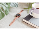 Samsung Galaxy Watch 3 Bluetooth Wi-Fi GPS Mystic Bronze 41mm Leather Band (Renewed)