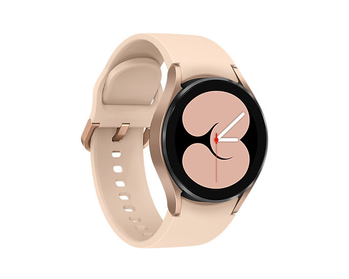 Samsung Galaxy Watch 4 LTE 4G Bluetooth Wi-Fi GPS Aluminum 40 mm Pink Gold (Renewed)