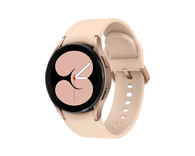 Samsung Galaxy Watch 4 LTE 4G Bluetooth Wi-Fi GPS Aluminum 40 mm Pink Gold (Renewed)