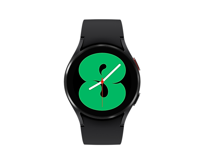 Samsung Galaxy Watch 4 LTE 4G Bluetooth Wi-Fi GPS Aluminum 40 mm Black (Renewed)