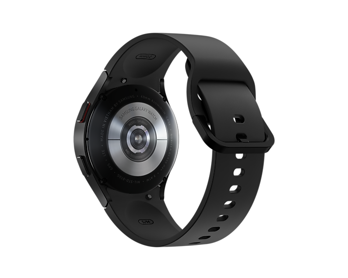 Samsung Galaxy Watch 4 LTE 4G Bluetooth Wi-Fi GPS Aluminum 40 mm Black (Renewed)