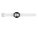 Samsung Galaxy Watch 4 LTE 4G Bluetooth Wi-Fi GPS Aluminum 40 mm Silver (Renewed)