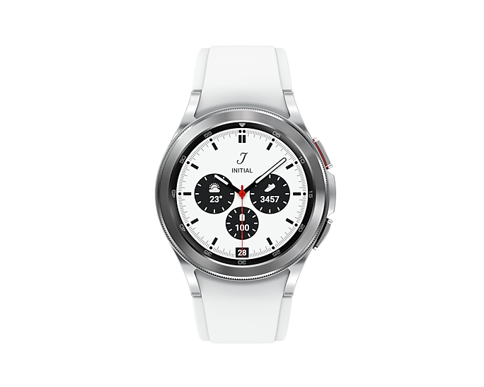 Samsung Galaxy Watch 4 Classic 4G LTE Wi-Fi Stainless Steel 42mm SM-R885FZSAEUA (New / Open Box)