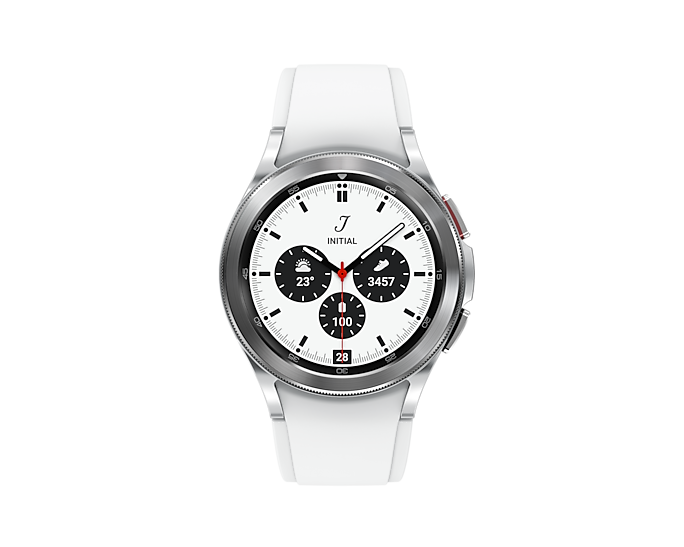 Samsung SM-R885FZSAEUA Galaxy Watch 4 Classic 4G LTE Wi-Fi Stainless Steel 42mm (Renewed)