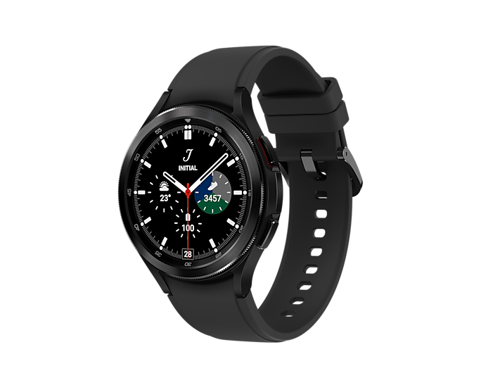 Samsung Galaxy Watch 4 Classic 4G LTE Bluetooth Wi-Fi GPS Stainless Steel 46mm (Renewed)
