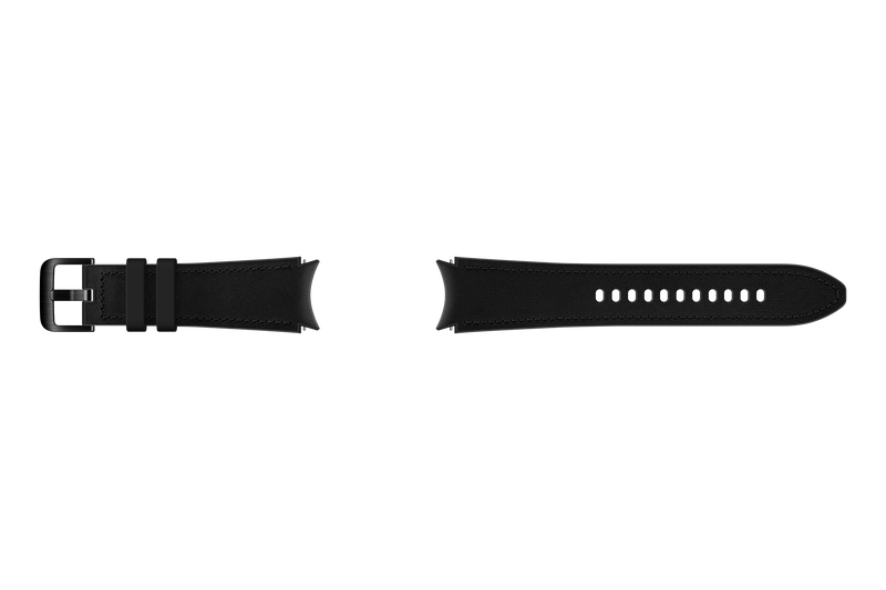 Samsung SM-R890NZKDWEU Galaxy Watch4 Bluetooth 46mm Black Leather Band [M/L] (Renewed)